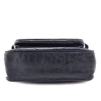 Saint Laurent Fog Crinkled Calfskin Matelasse Monogram Medium Niki Chain Satchel