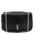 Saint Laurent Black Lambskin Matelasse Monogram Small Jamie 4.3