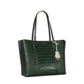 Tory Burch Perry Deep Kelp Leather Tote Triple Compartment Bag Handbag Green NEW