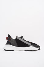 Fendi Flow Black / White / Red Suede EU 42.5 UK 8.5