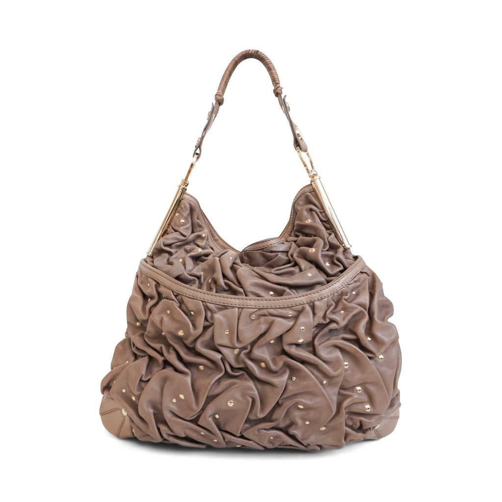 Versace Ruched Shoulder Bag