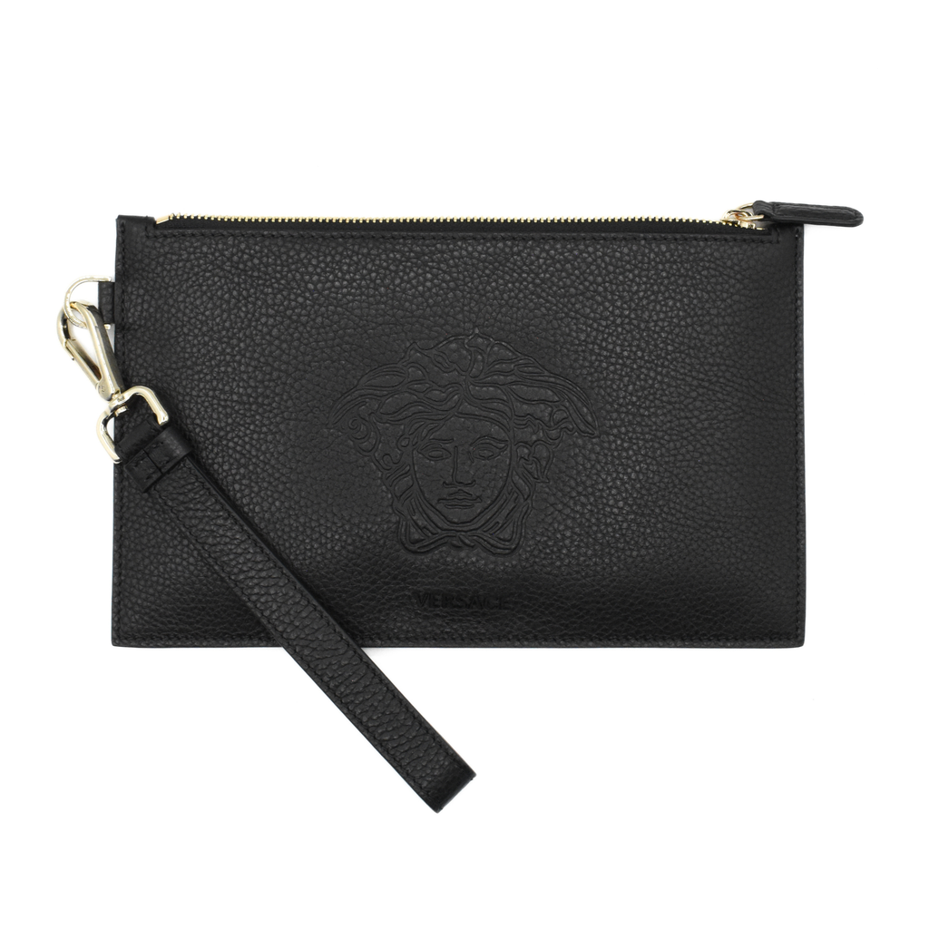Versace 'Medusa' Wristlet Pouch