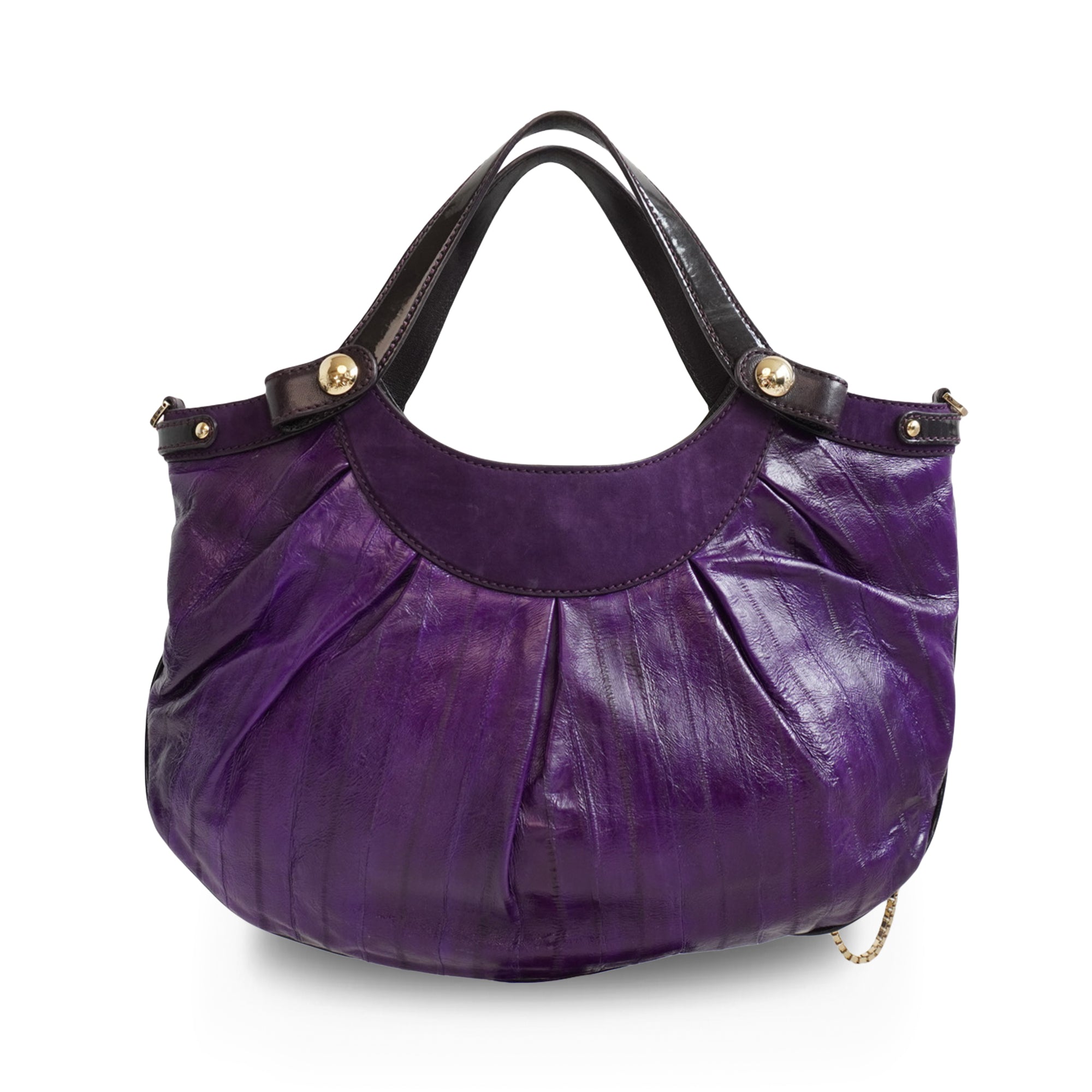 Versace 'Amethyst Eel' Shoulder Bag