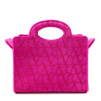 Valentino Pink & Red Toile Iconographe Le Troisieme Mini Tote