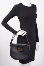 Fendi Croissant Bag Black / Brown Leather