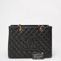 Chanel Black Grand Shopping Tote (GST) 2012-2013