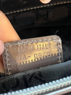 Christian Dior Grey Lady Malice Perla Patent Leather 1999