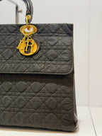 Dior Lady Dior Black Large Cannage two-way Bag 1997