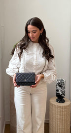 Chanel Black Caviar Wallet on Chain (WOC) Gold Hardware