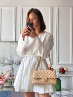 Chanel Classic Flap Bag medium Beige