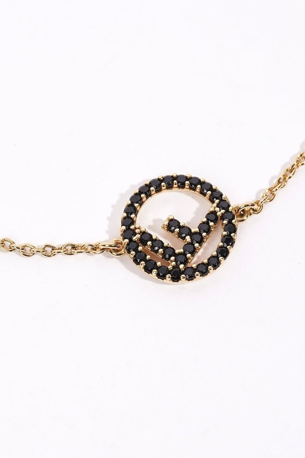 Fendi F is Fendi Bracelet Gold / Black Base Metal