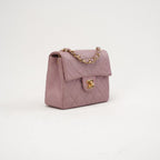 Chanel Vintage Mini Square Classic Flap Pink 2002
