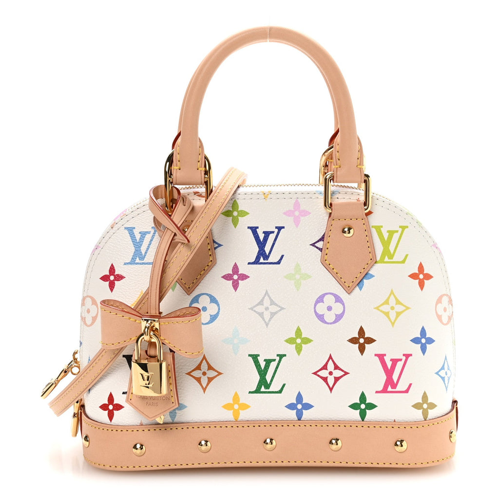 LV x TM Monogram Multicolor Alma BB White