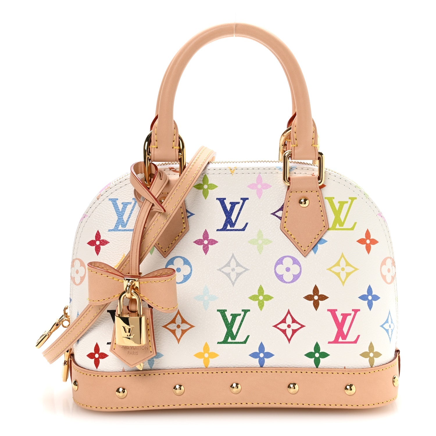 LV x TM Monogram Multicolor Alma BB White