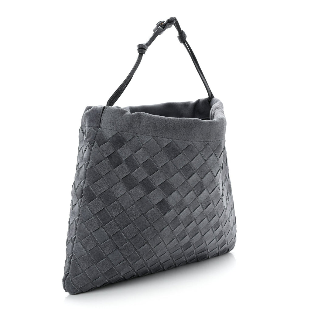 Suede Intrecciato Medium Dustbag Cloudy Indigo