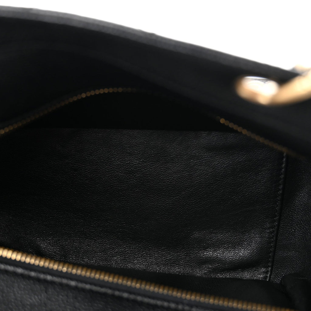 Caviar Quilted Petit Timeless Tote PTT Black