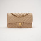 Chanel Timeless Medium Double Flap Lamb Beige 2011