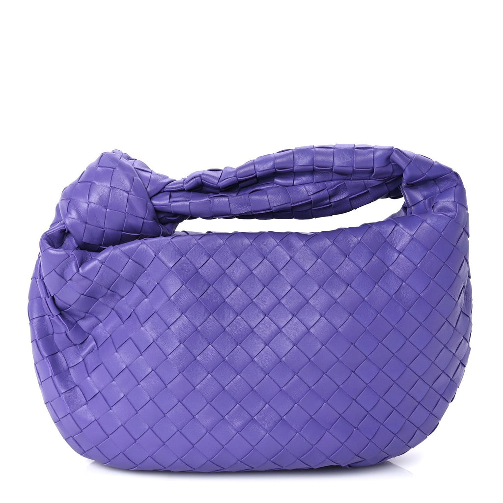 Nappa Intrecciato Teen Jodie Hobo Purple