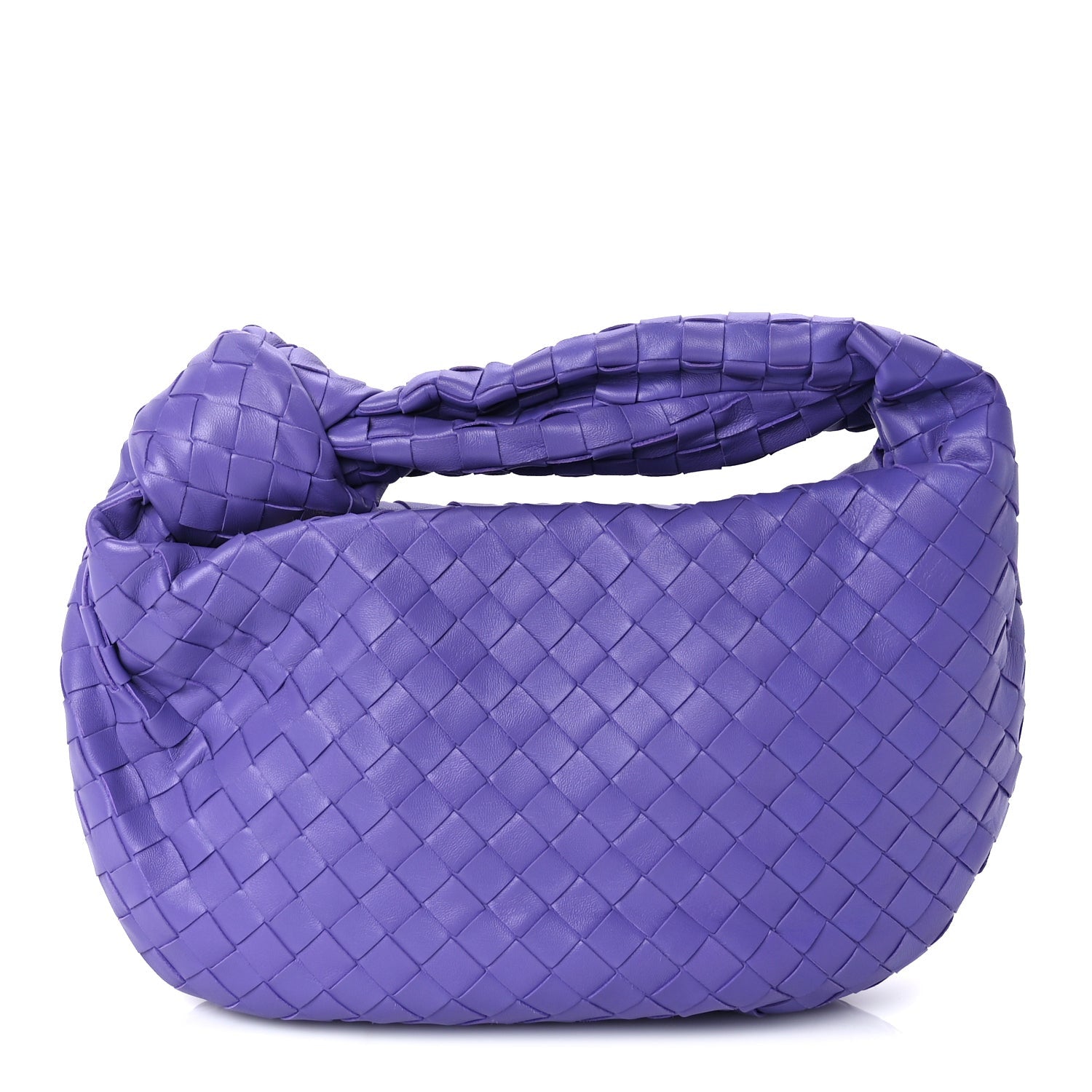 Nappa Intrecciato Teen Jodie Hobo Purple