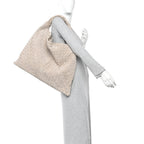 Suede Intrecciato Large Hop Mastice
