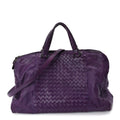 Calfskin Intrecciato Large Leggero Tote Purple