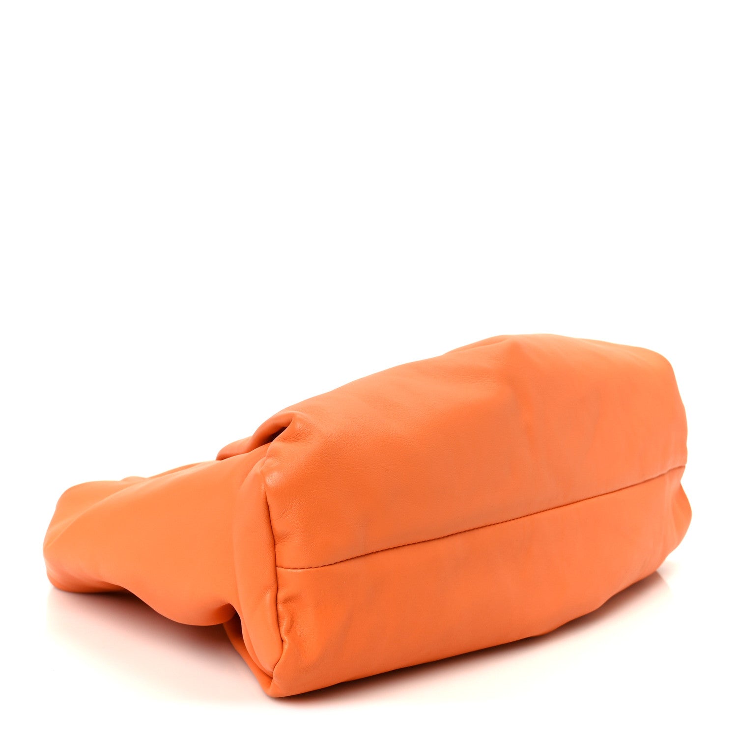 Smooth Butter Calfskin Small The Shoulder Pouch Light Orange
