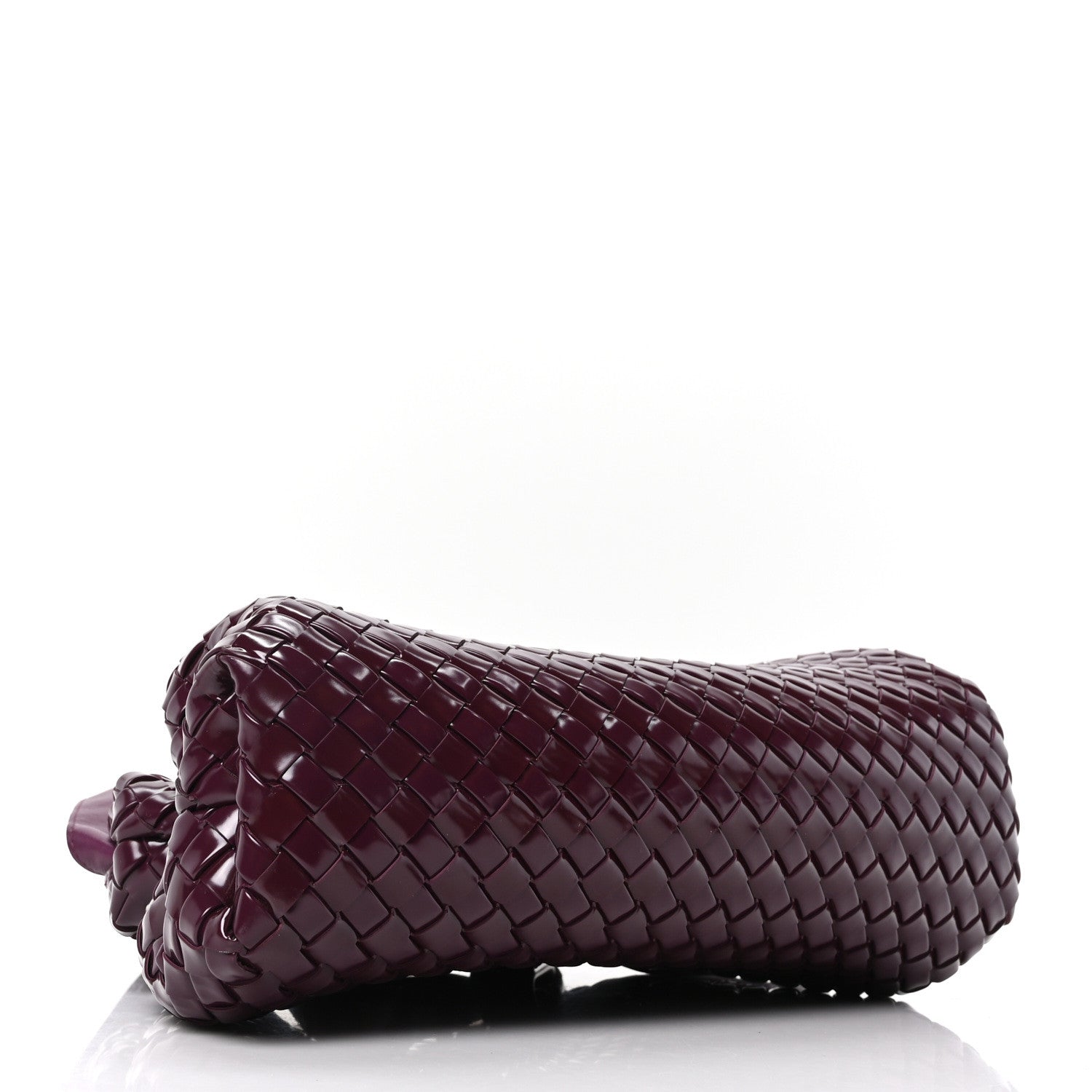 Polished Nappa Intrecciato Small Padded The Handle Tote Mystic