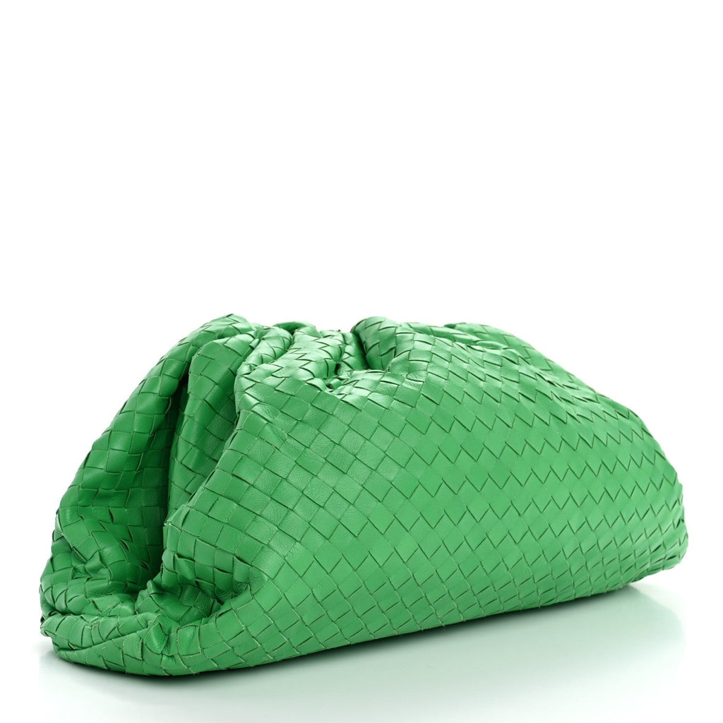 Nappa Maxi Intrecciato The Pouch Oversized Clutch Parakeet