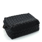 Nappa Intrecciato Medium Loop Camera Bag Black