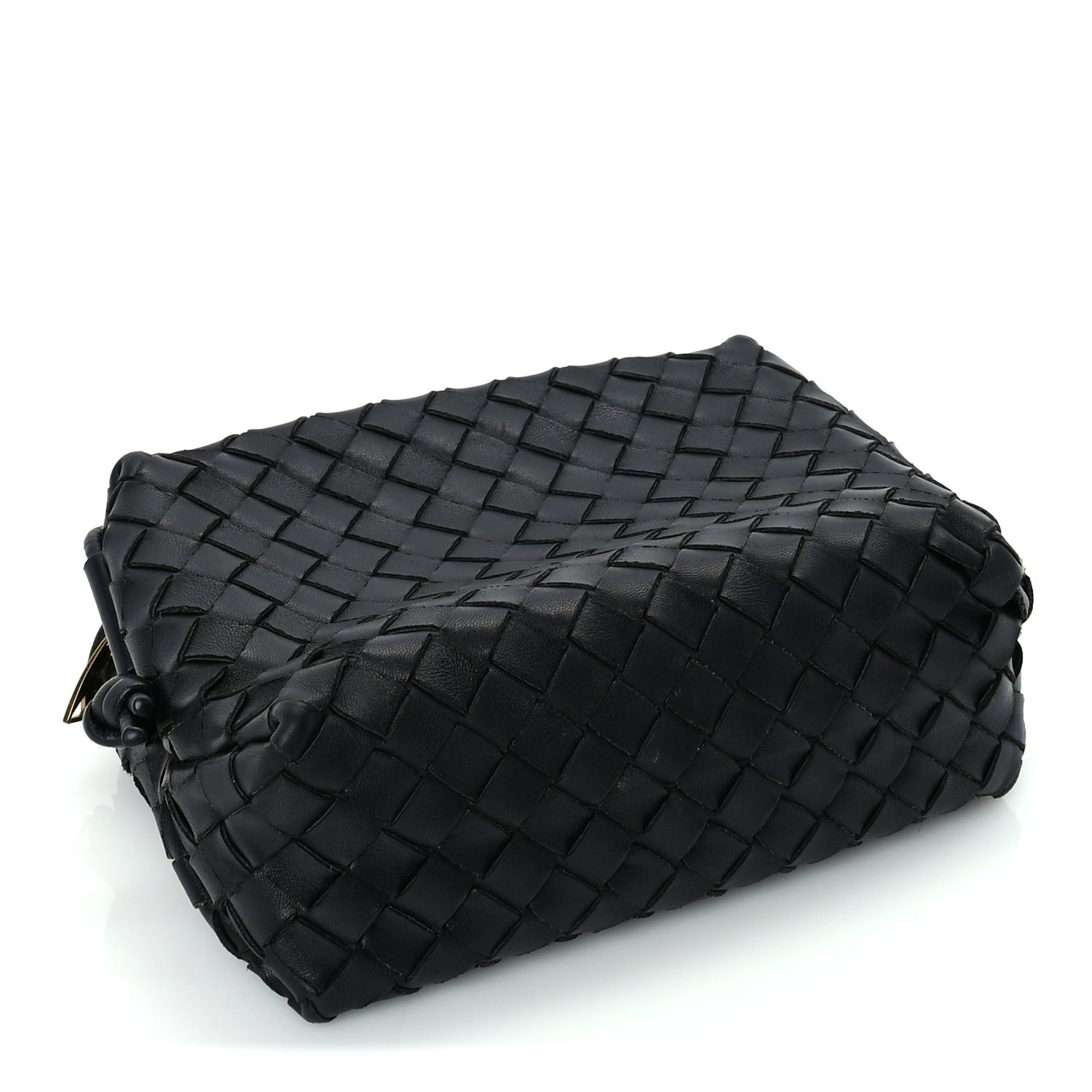 Nappa Intrecciato Medium Loop Camera Bag Black