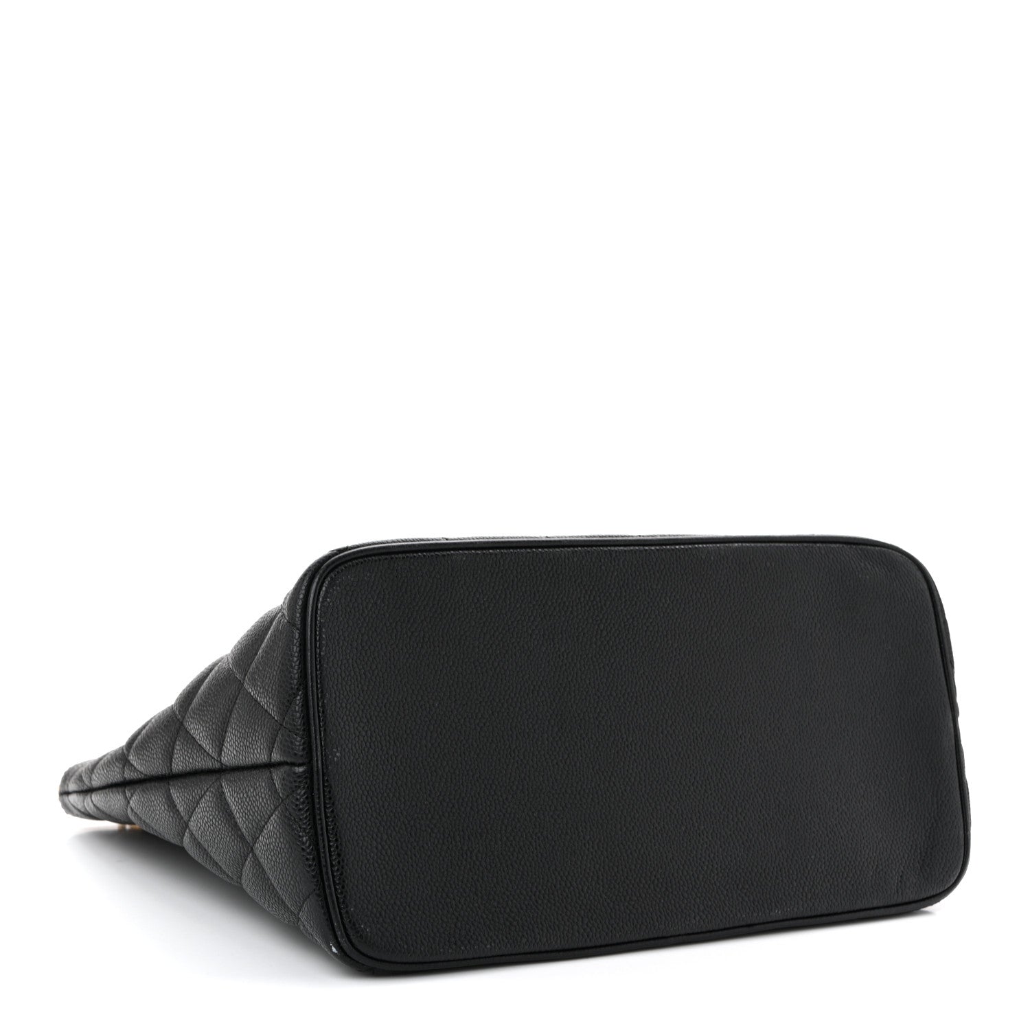 Caviar Quilted Medallion Tote Black