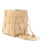 Nappa Maxi Intrecciato Small Cassette Bucket Bag Porridge