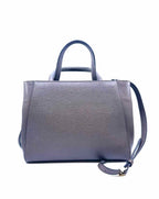 FENDI Taupe Leather Solid Handbag