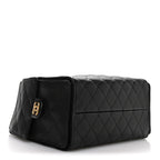 Caviar Quilted Small Chanel 25 Handbag Black