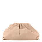 Smooth Butter Calf The Pouch Oversized Clutch Nude