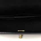 Caviar Quilted Medium Boy Flap Black