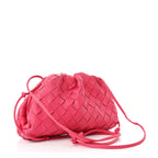 Nappa Intrecciato The Mini Pouch Rosa Shock
