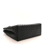 Nappa Intrecciato Medium Andiamo Shoulder Bag Black