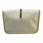 GUCCI Cream Coated Leather Handbag