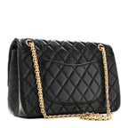 Aged Calfskin Quilted 2.55 Reissue 226 Flap Black
