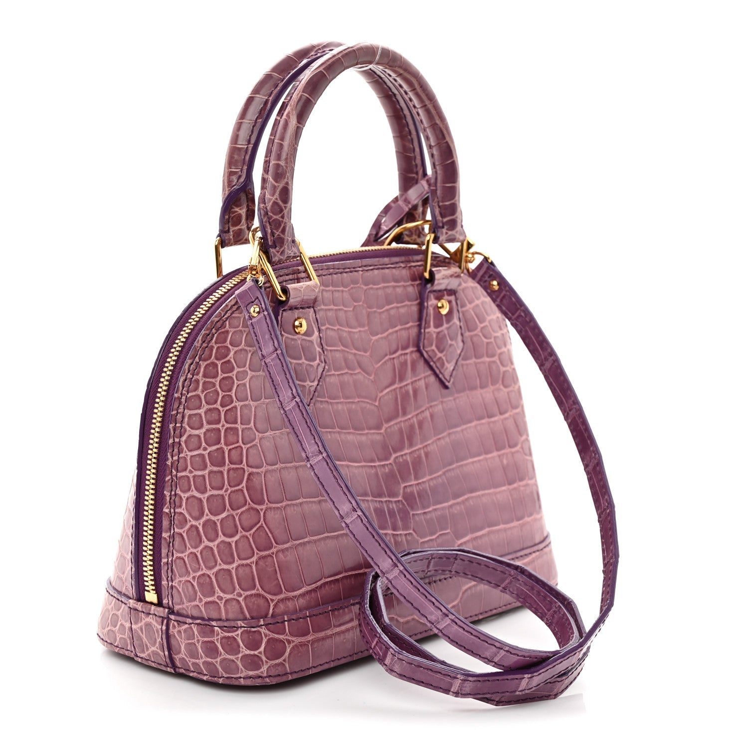 Shiny Crocodile Alma BB Purple