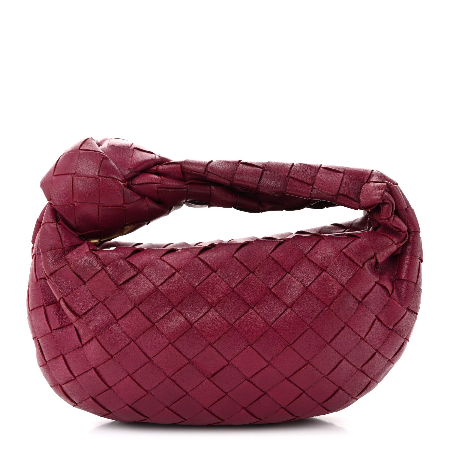 Nappa Intrecciato Mini Jodie Cinnabar