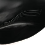 Nappa Intrecciato Long Andiamo Top Handle Clutch Black