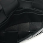 Nappa Maxi Intreccio The Belt Cassette Bag Black