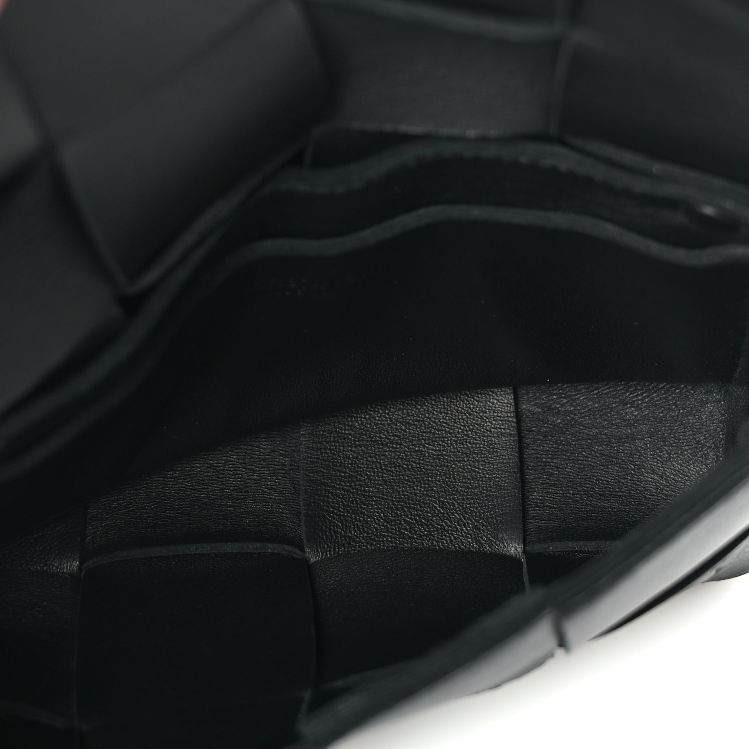 Nappa Maxi Intreccio The Belt Cassette Bag Black