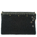Mary Frances Another Round Crossbody Beaded Handbag Bar Glass Black Gold Bag Purse NEW