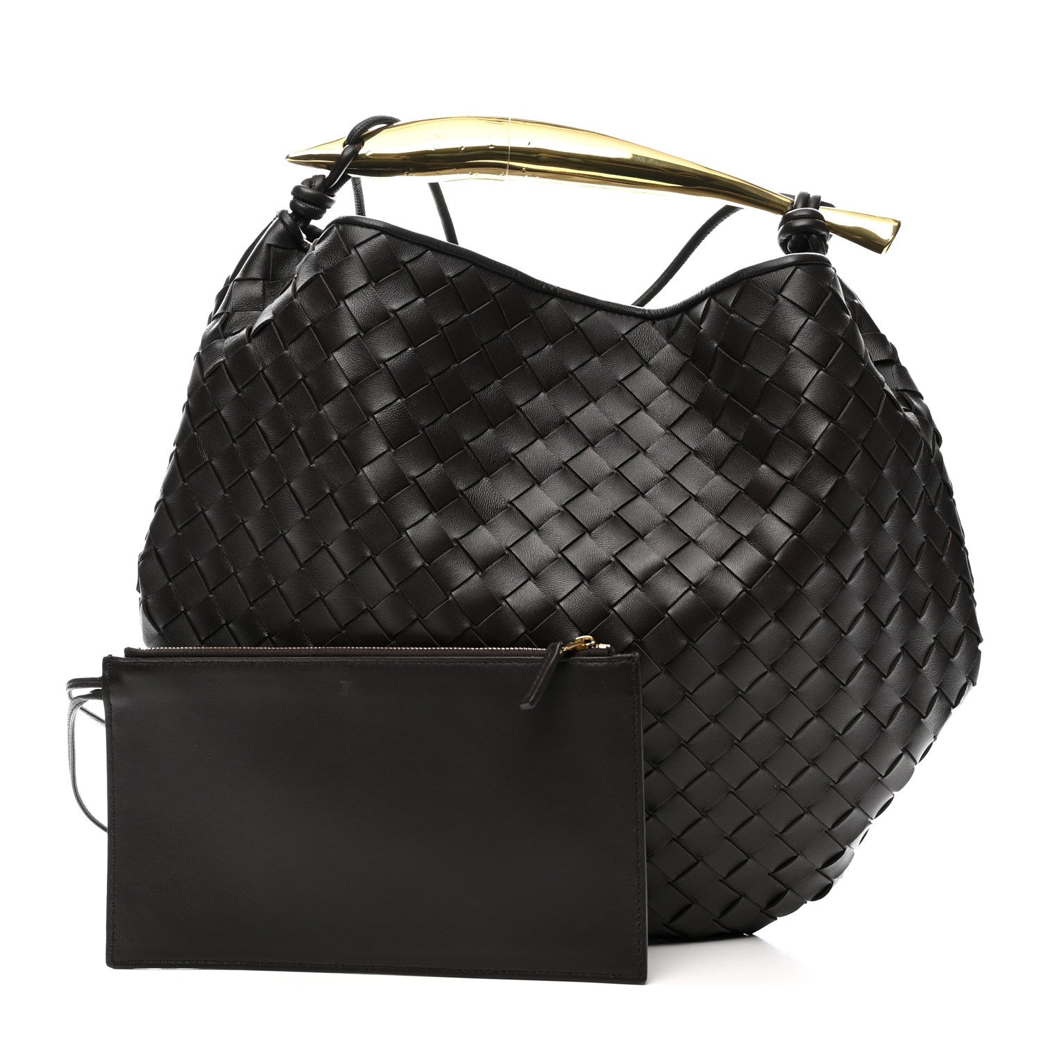 Nappa Intrecciato Medium Sardine Bag Fondant