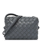 Nappa Intrecciato Mini Loop Camera Bag Thunder