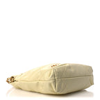 Shiny Calfskin Quilted Mini Chanel 22 Light Yellow