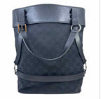GUCCI Black Canvas Handbag